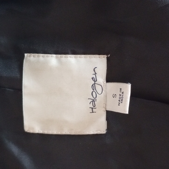 Halogen black leather jacket size small - Picture 6 of 7